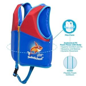 Swim Trainer Vest with Adjustable Safety Strap Ages 4-6 Years Level 2 New
